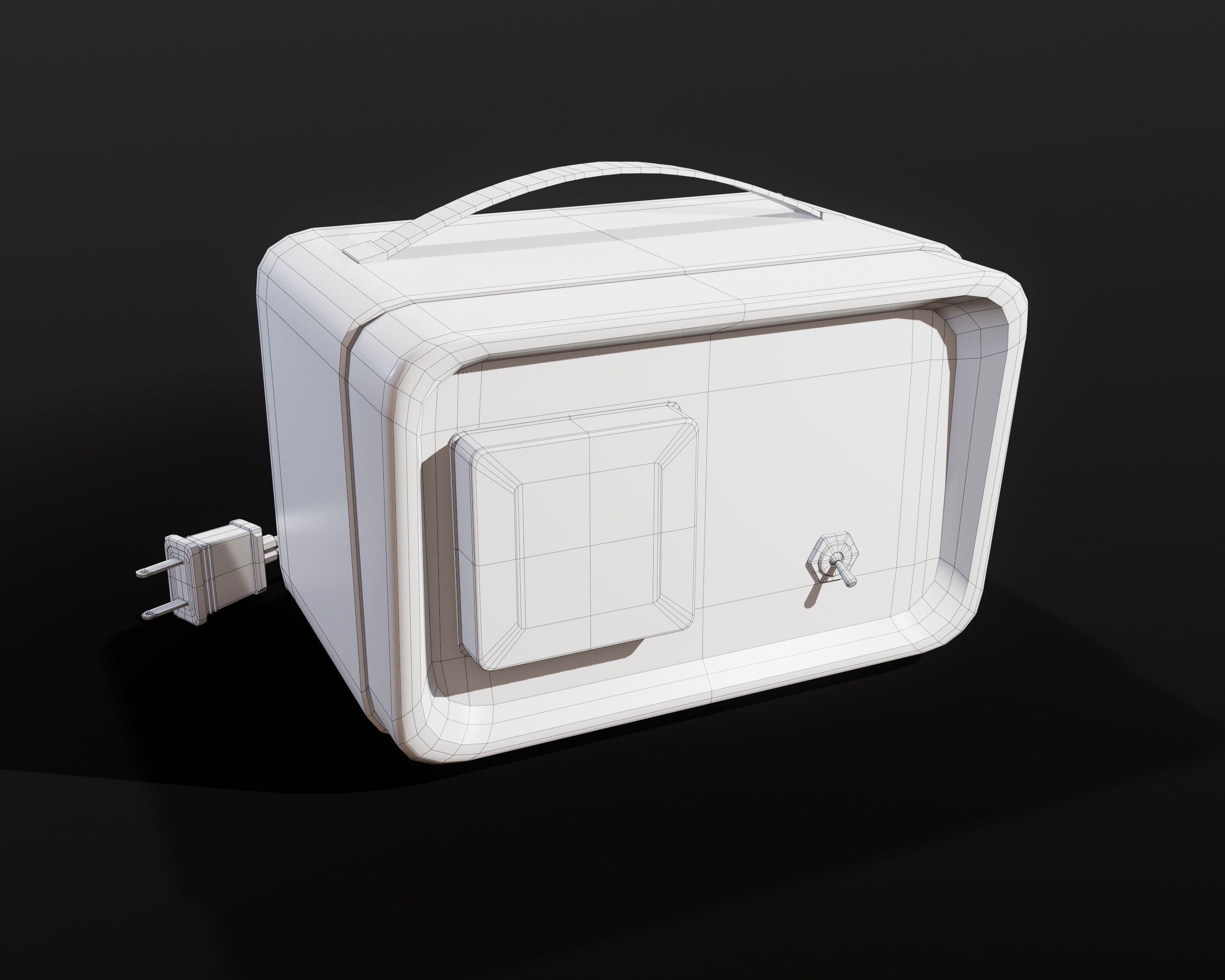 Power Charger - rc - PBR Low-poly 3D model_8