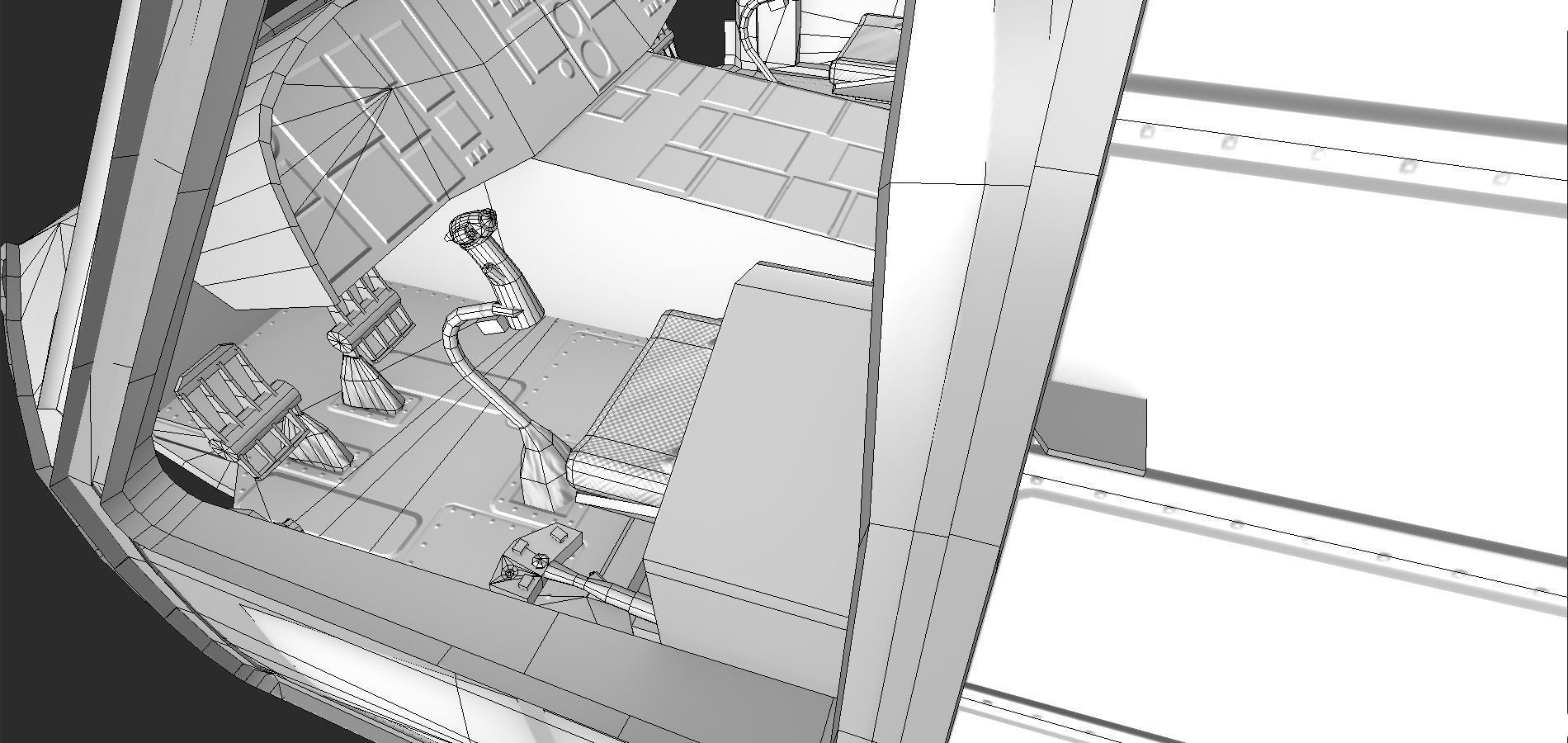 UH60 JA Black Hawk Low-poly 3D model_24