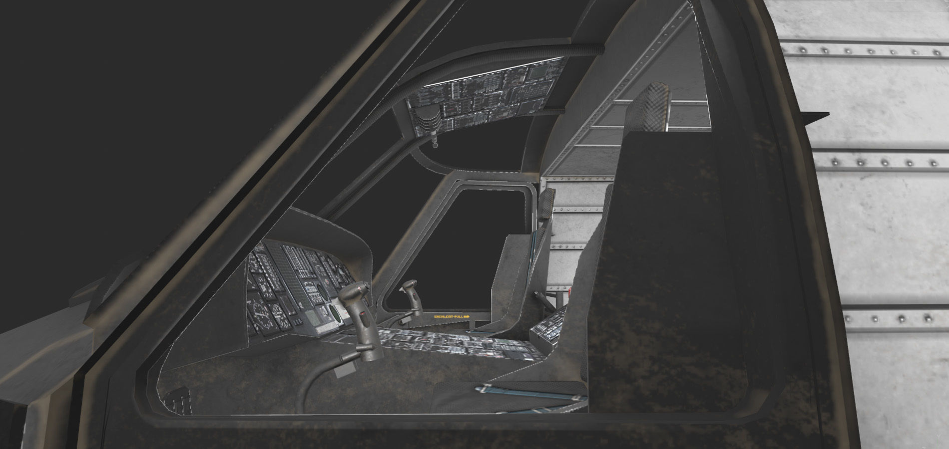 UH60 JA Black Hawk Low-poly 3D model_20