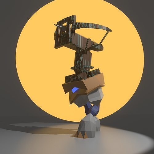 Fantasy Ballista Creature Low-poly 3D model