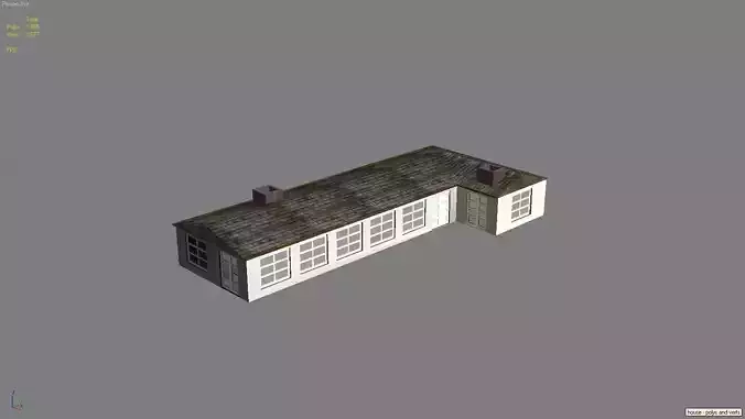 House Hospital Free 3D model