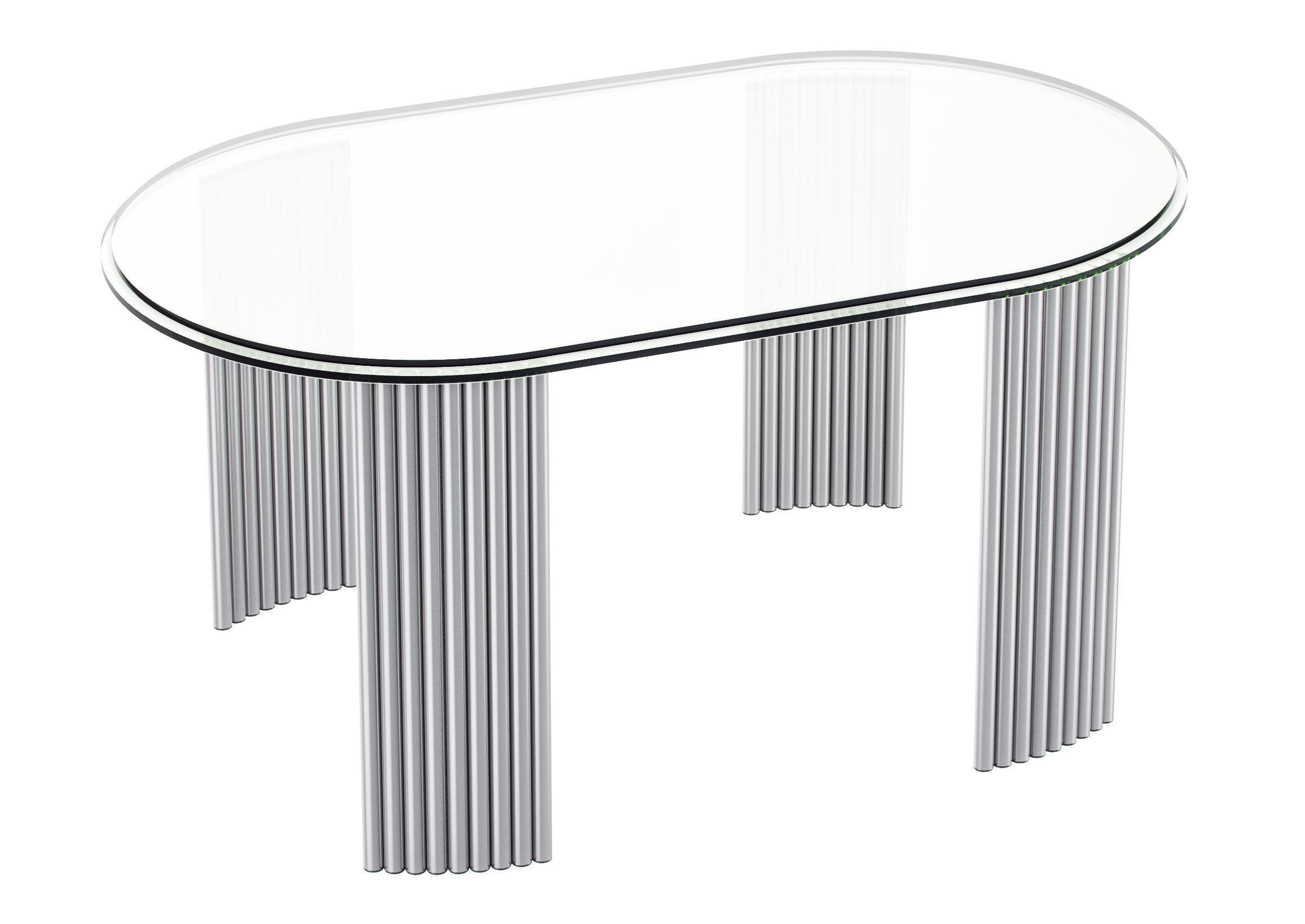 ArmChairs and Dining Table by Milo Baughman 3D model_2