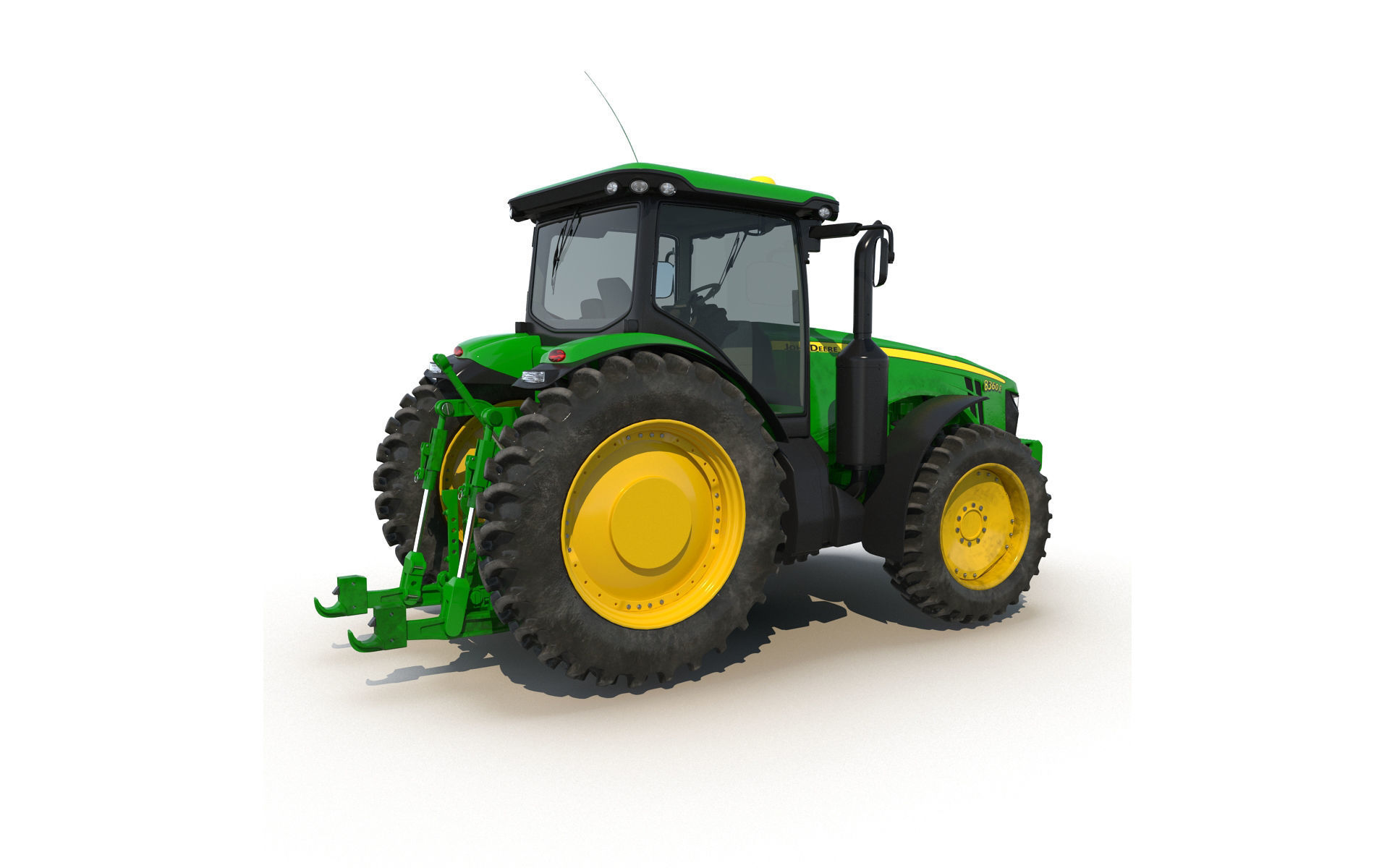 Tractor John Deere 8335R 3D model_4