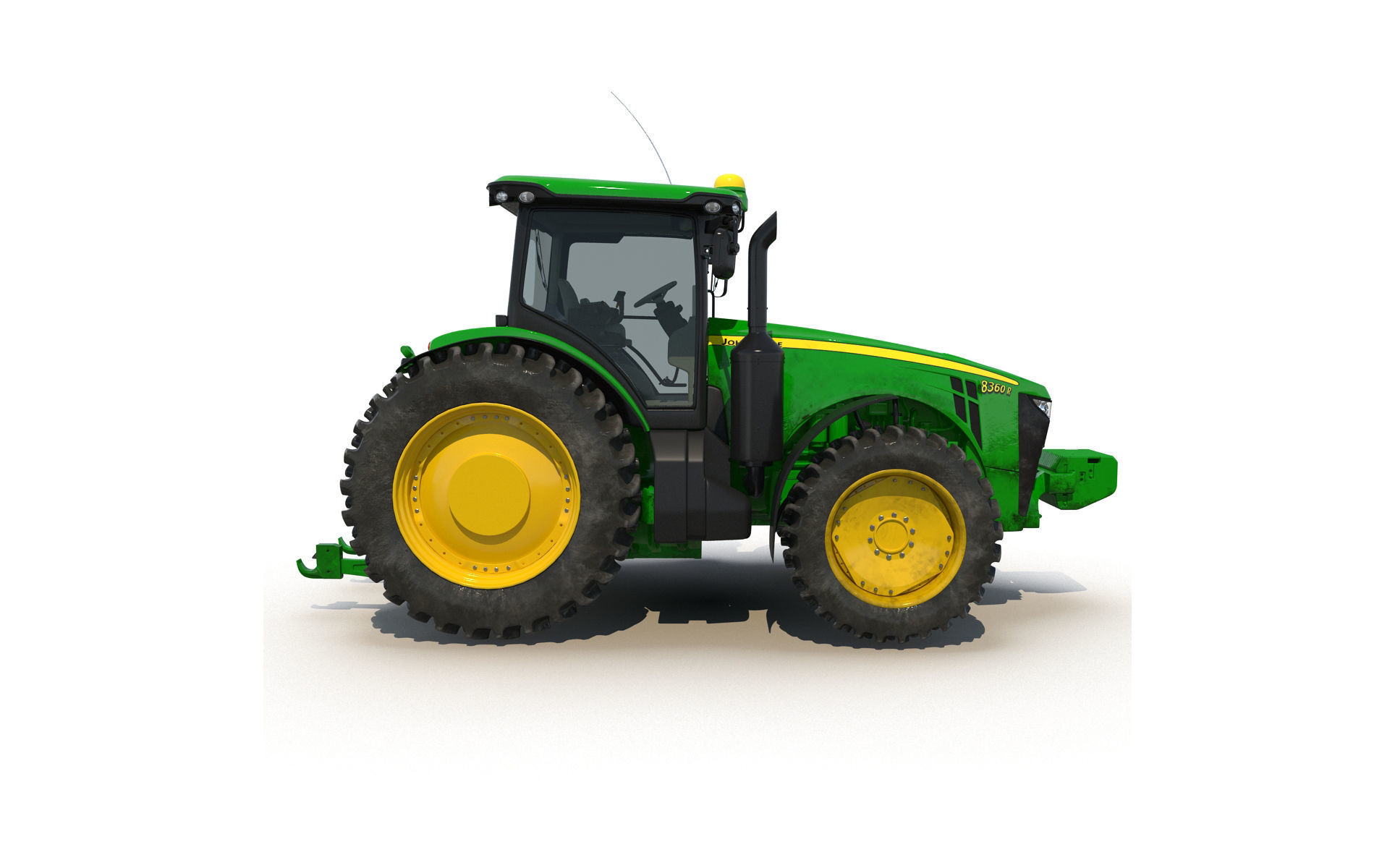 Tractor John Deere 8335R 3D model_1