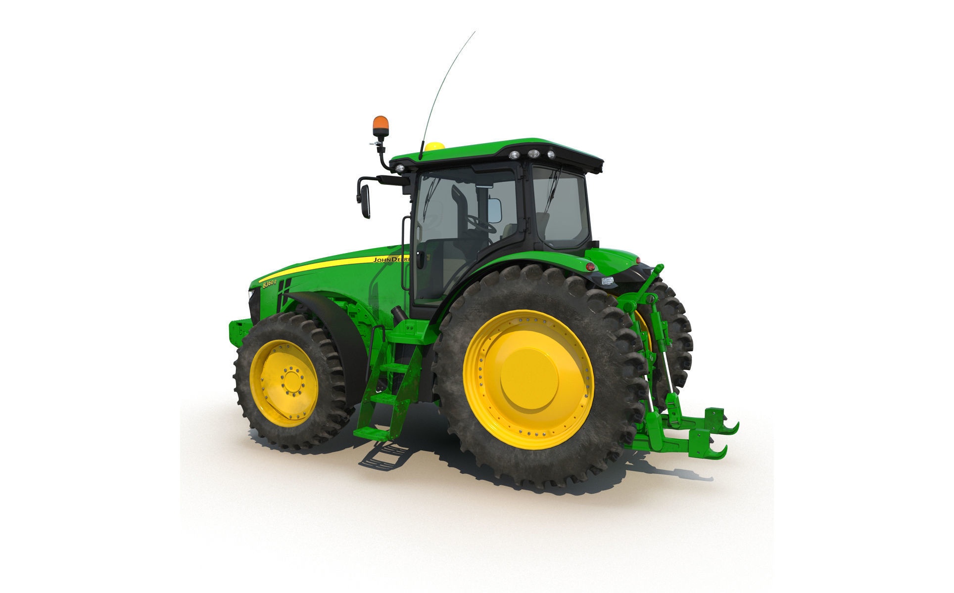 Tractor John Deere 8335R 3D model_5