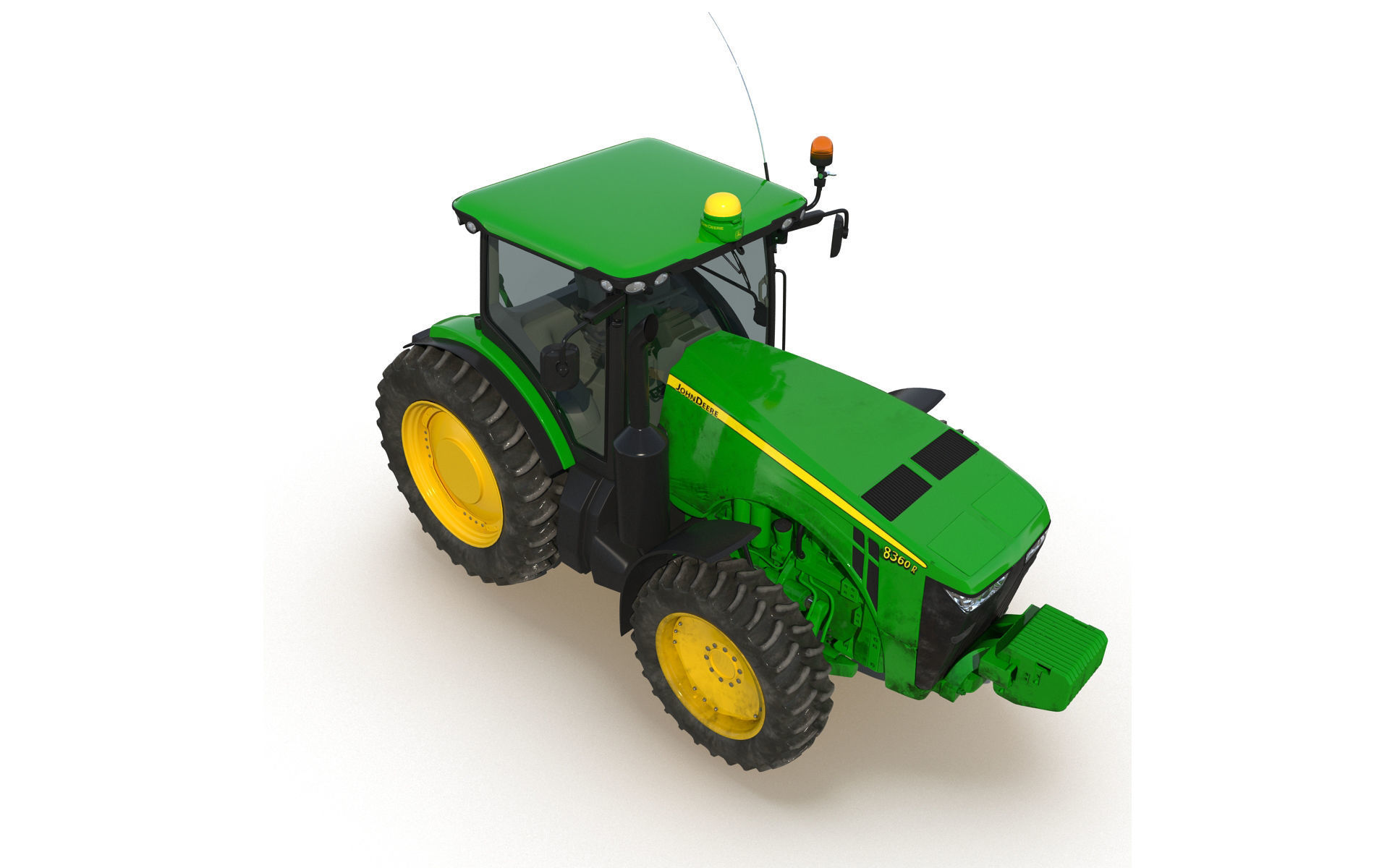 Tractor John Deere 8335R 3D model_2