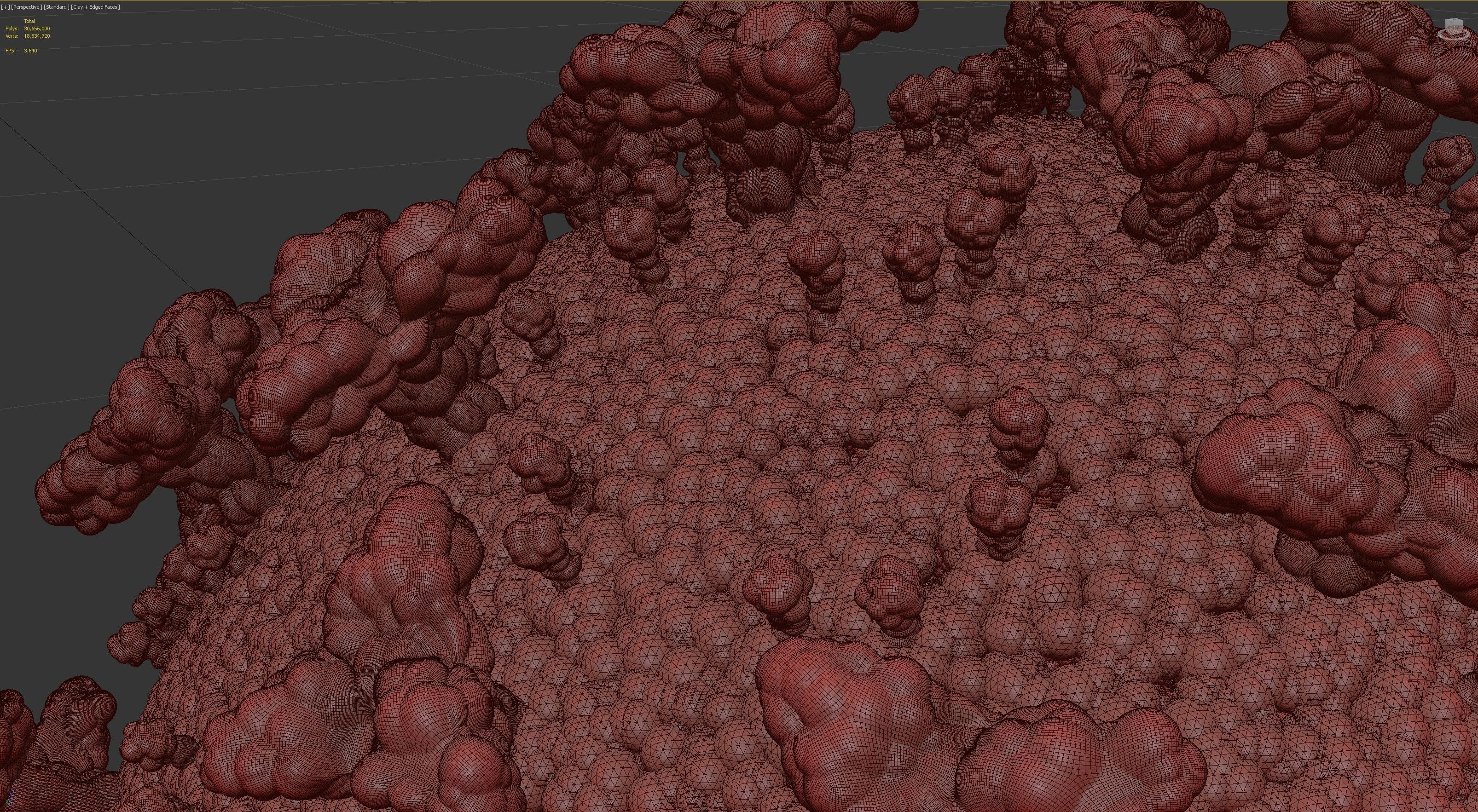 Covid 19  Virus Cell 3D model_5