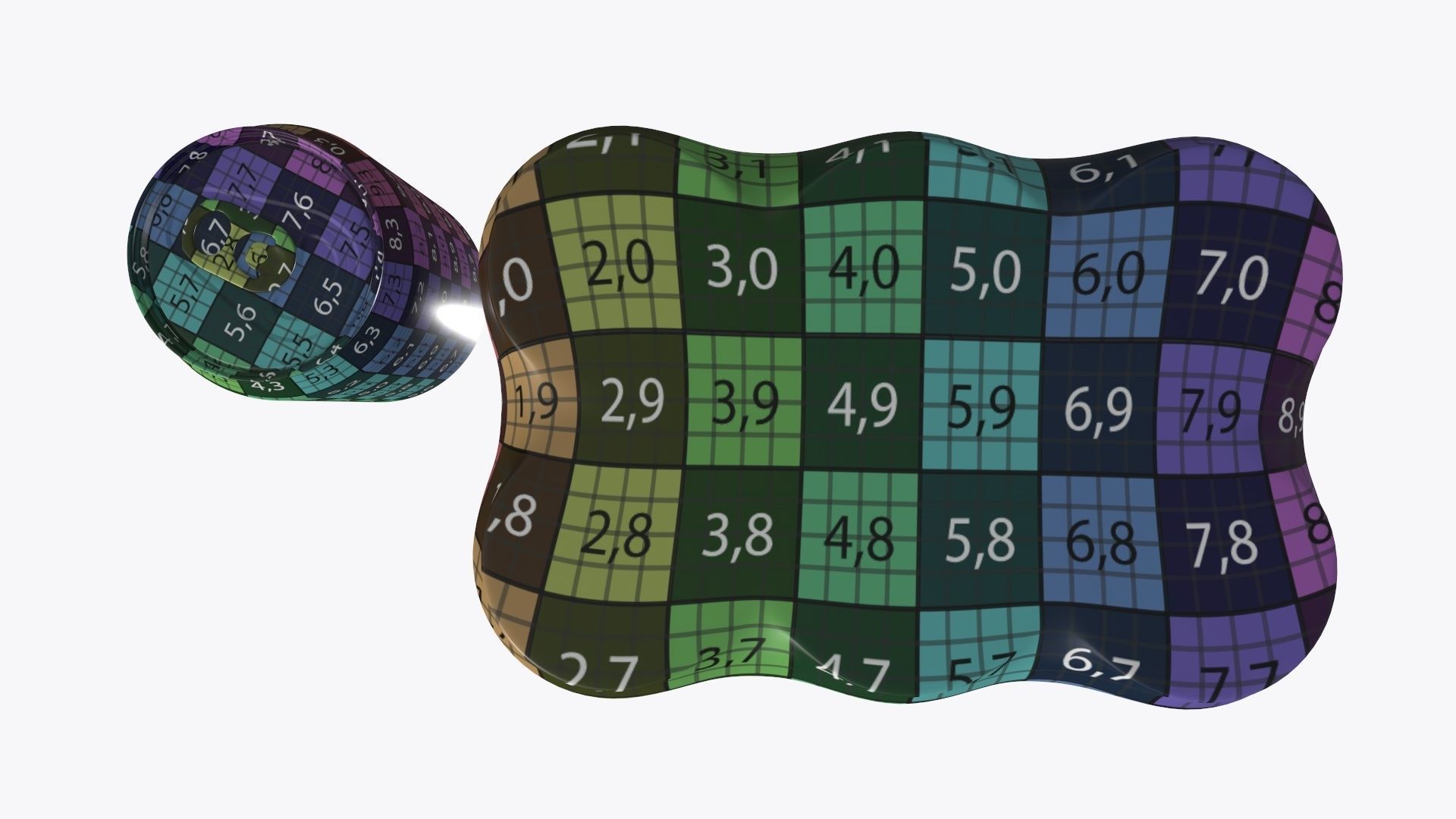 Packaging for 330ml six standard beverage soda beer cans 3D model_15