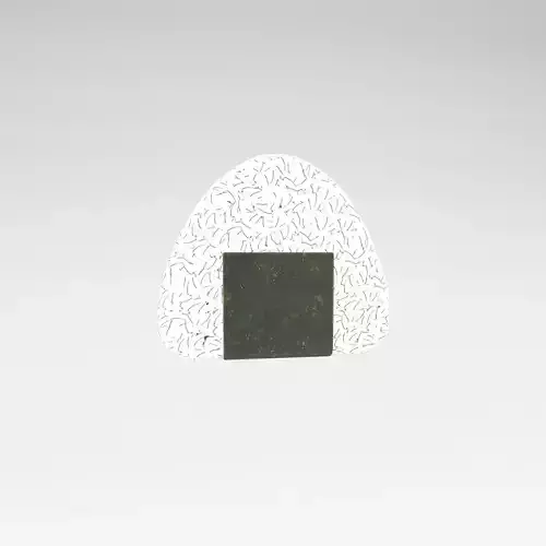 Rice Ball v1 001 Low-poly 3D model