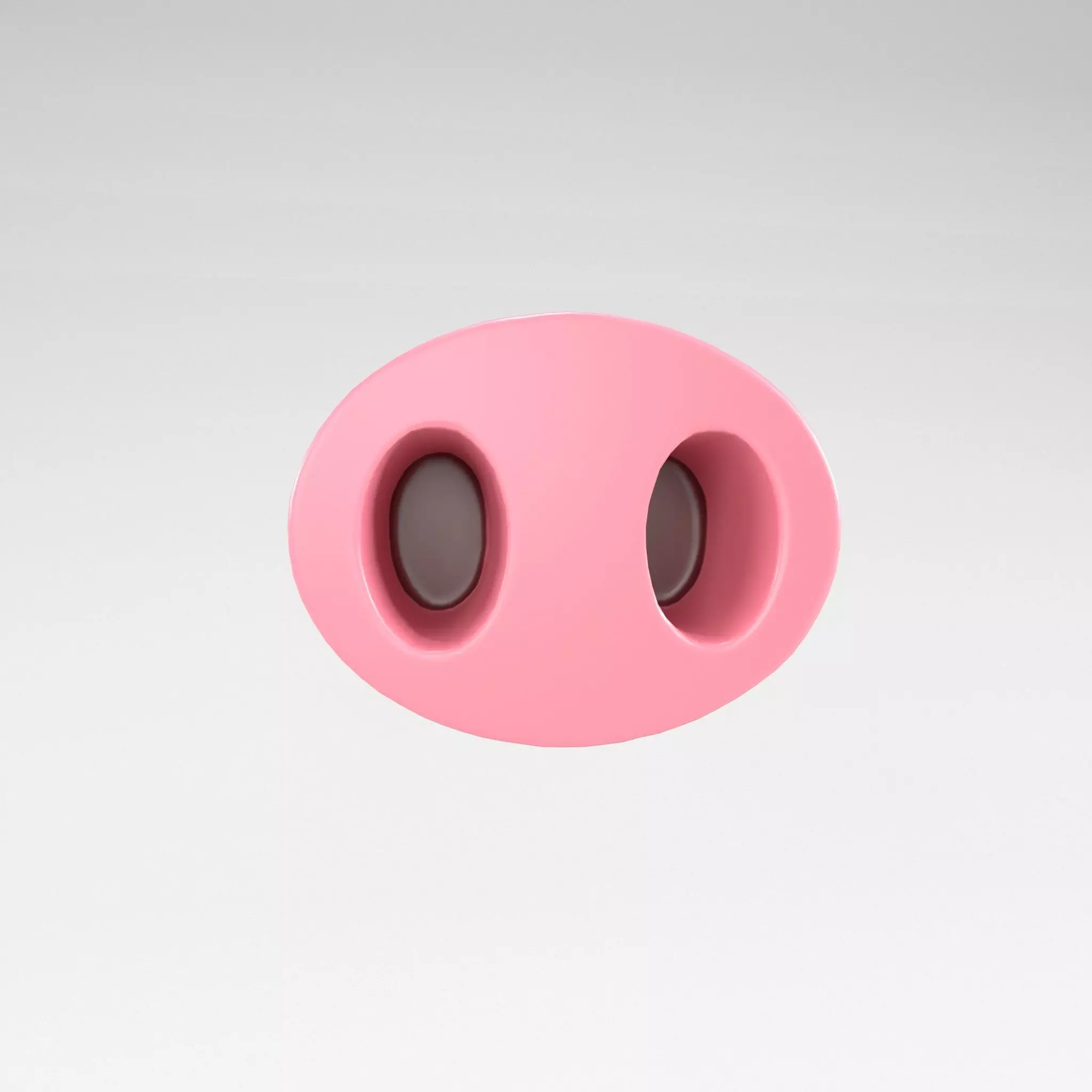 Pig Nose v1 001 Low-poly 3D model