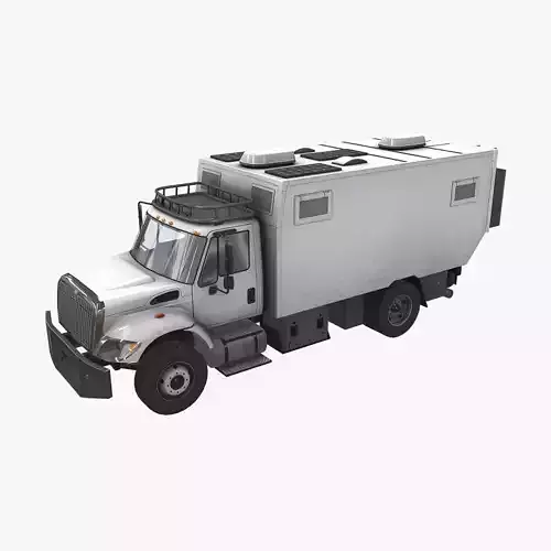  Motorhome Unicat TC52hv Low-poly 3D model