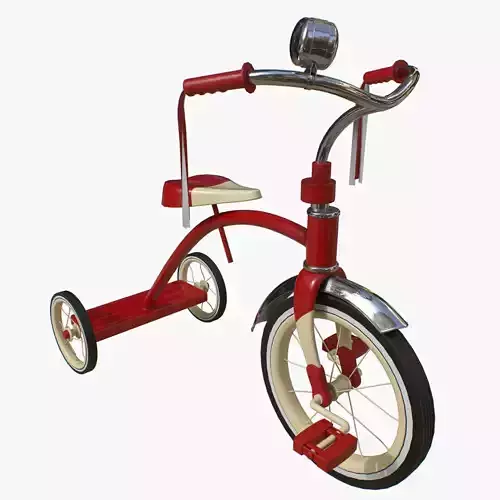 Bike Child Vintage 3D model