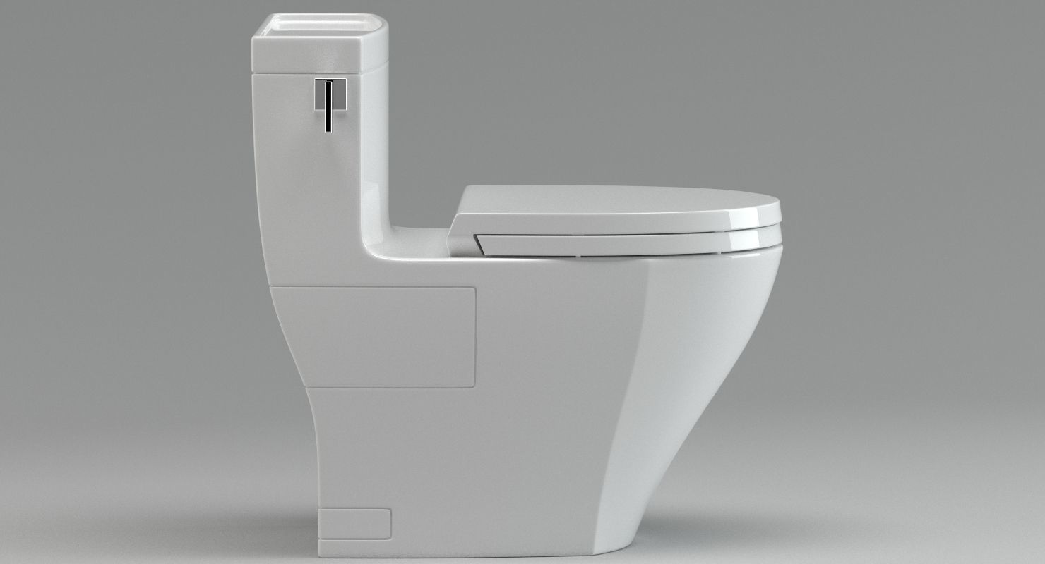 TOTO Legato MS624214CEFG toilet 3D model_2