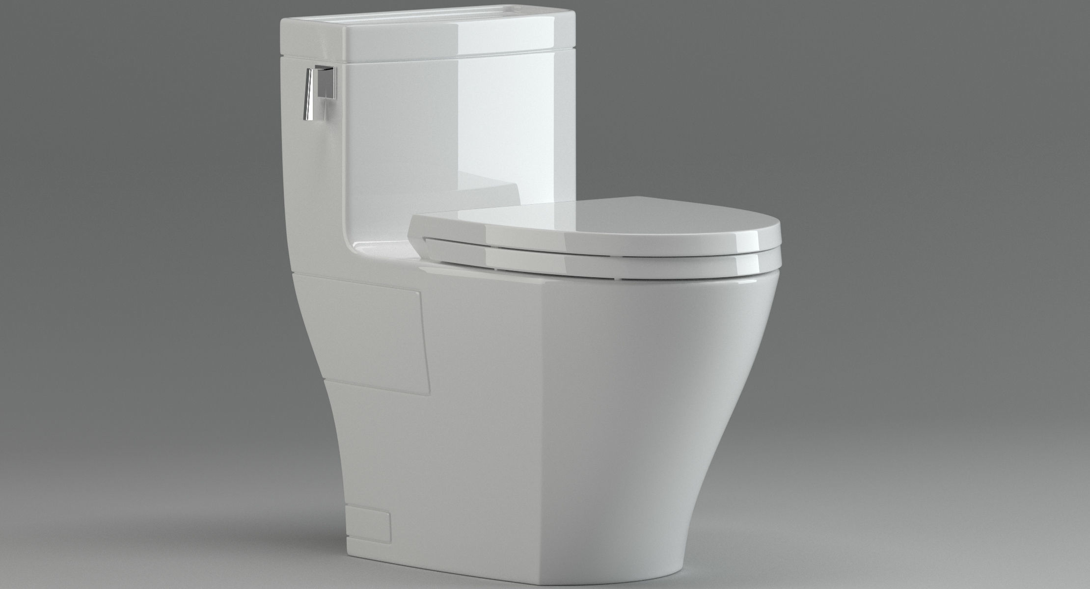 TOTO Legato MS624214CEFG toilet 3D model_4