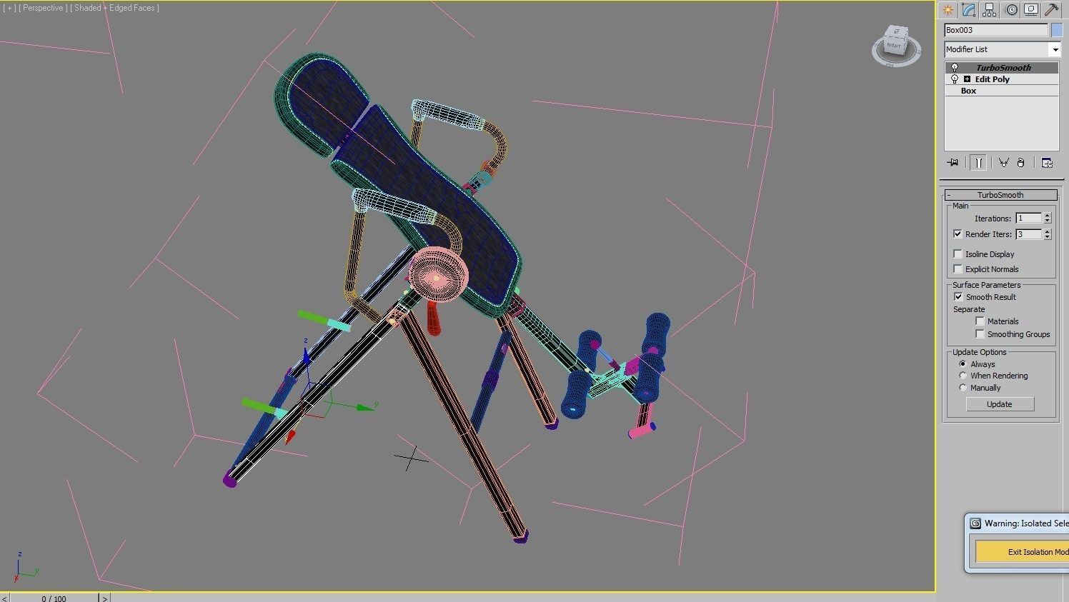 Inversion Table 3D model_6