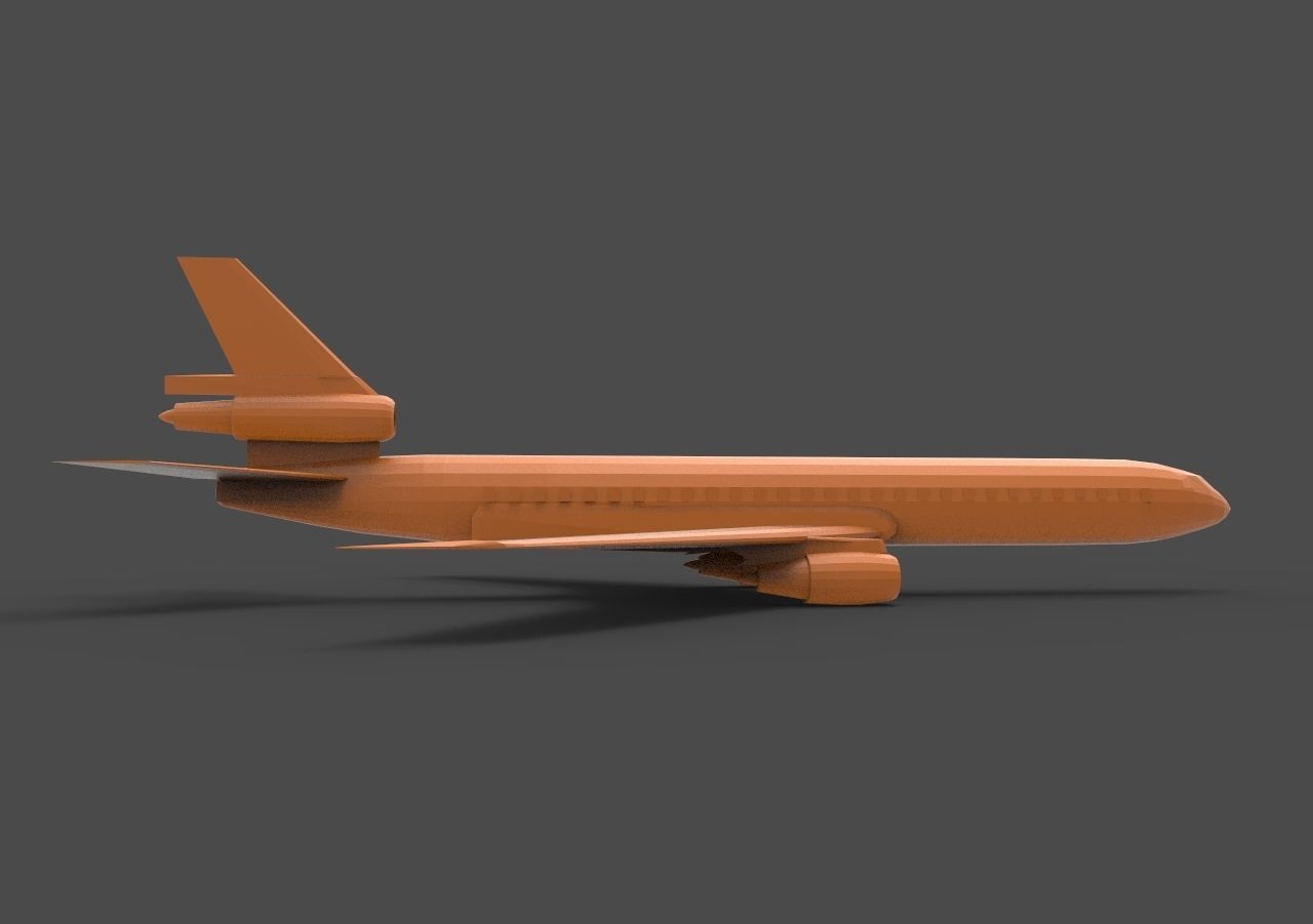 Douglas DC-10 3D print model_3