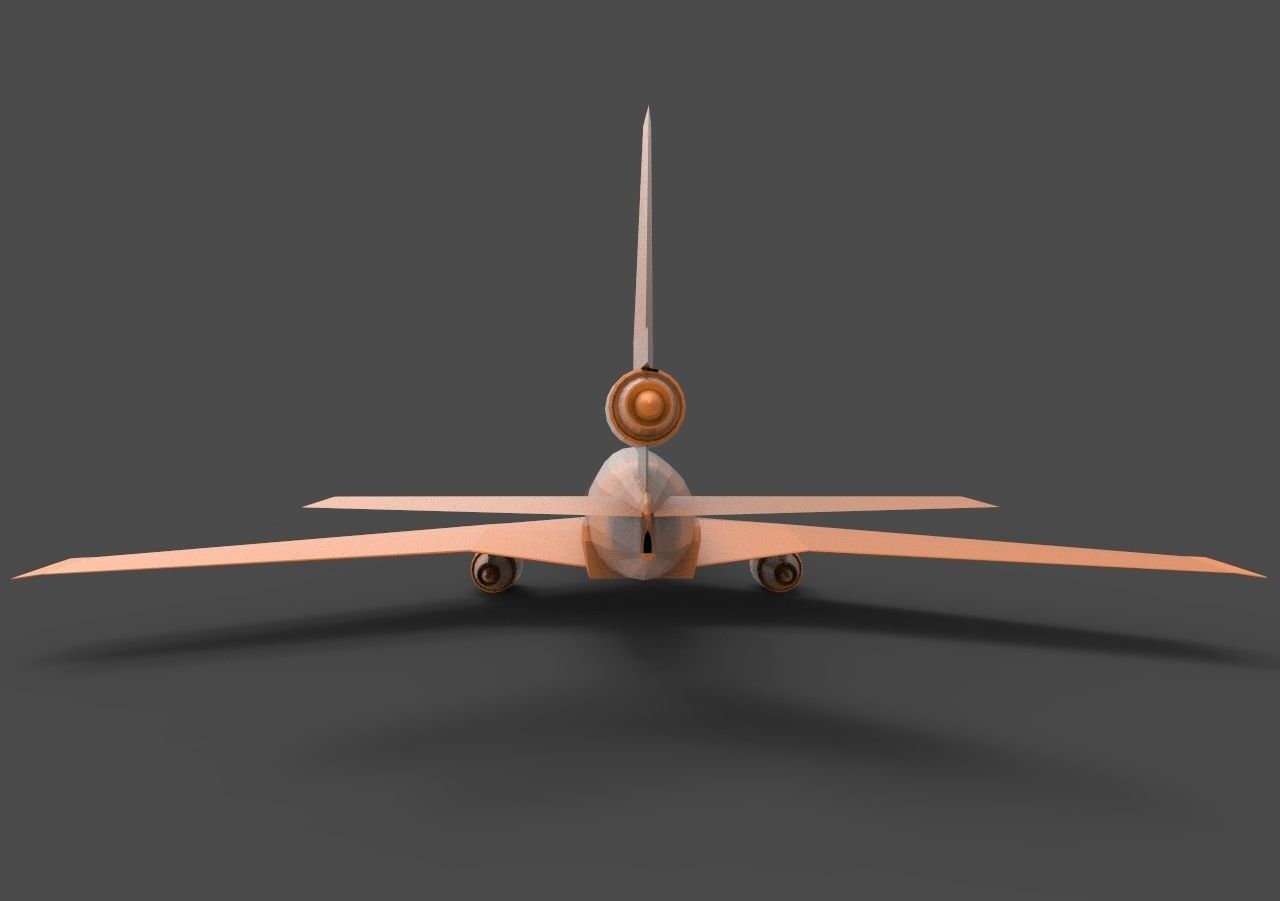 Douglas DC-10 3D print model_5