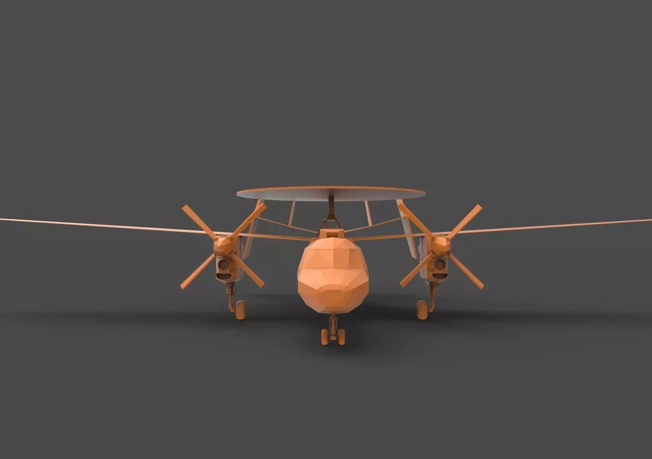 E-2 Hawkeye 3D print model_0