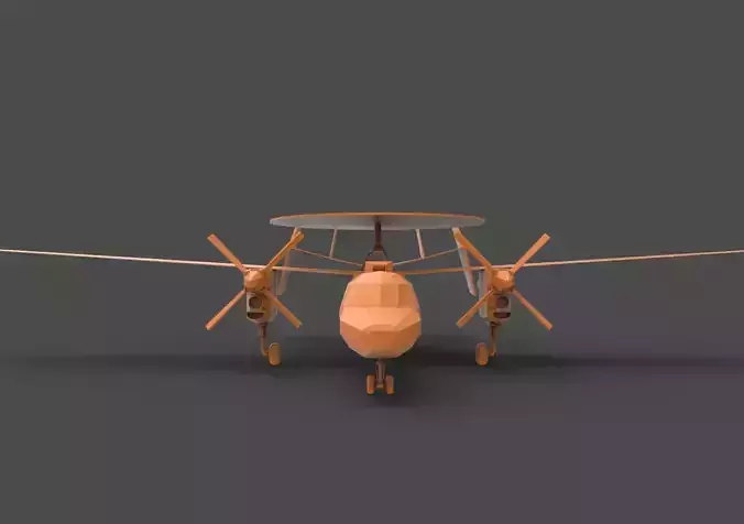 E-2 Hawkeye 3D print model