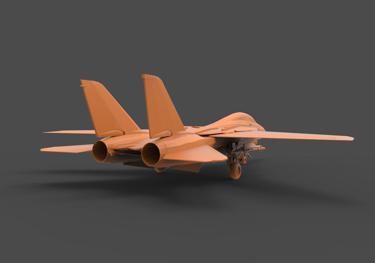 F-14 Tomcat 3D print model_4