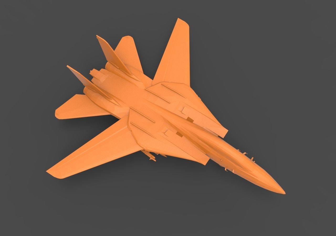 F-14 Tomcat 3D print model_7
