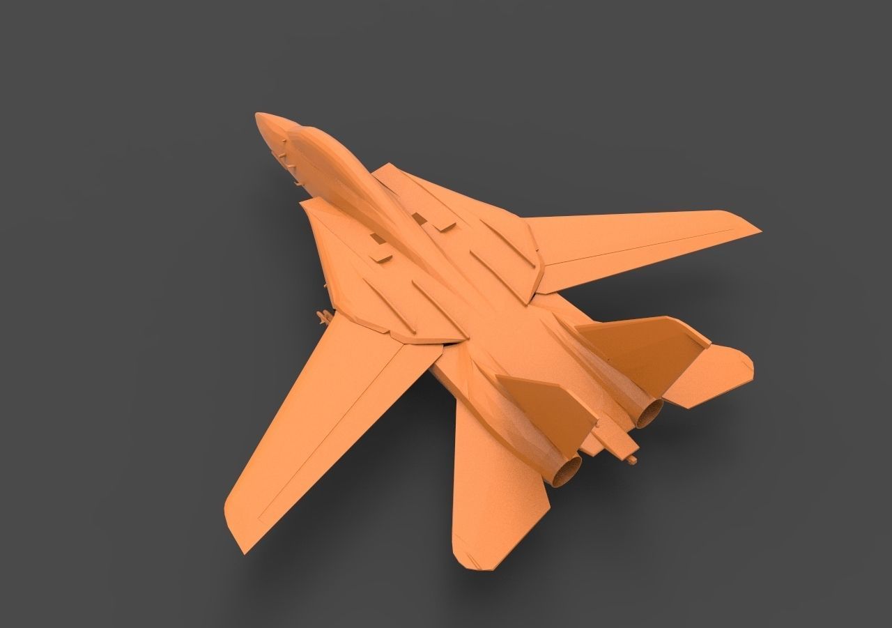 F-14 Tomcat 3D print model_6
