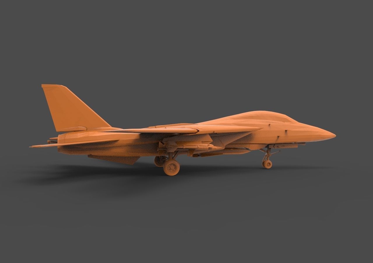 F-14 Tomcat 3D print model_3