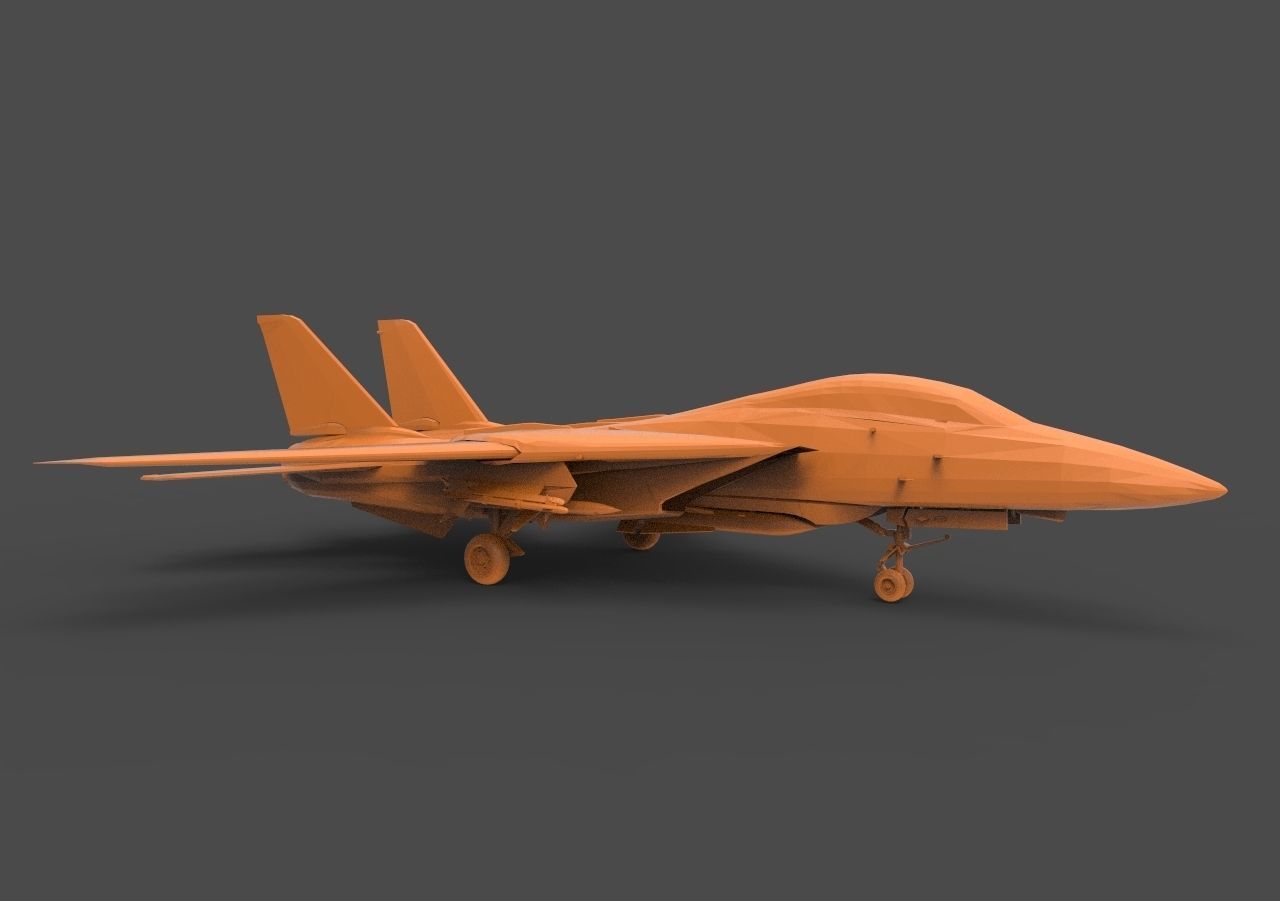 F-14 Tomcat 3D print model_2