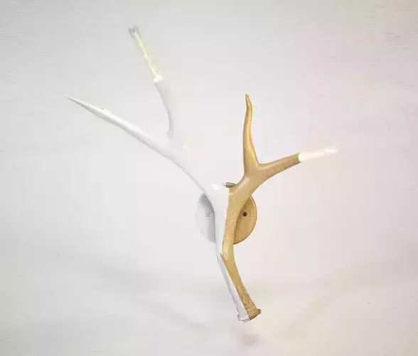 ROLL and HILL Superordinate Antler Sconce by Jason Miller 3D model