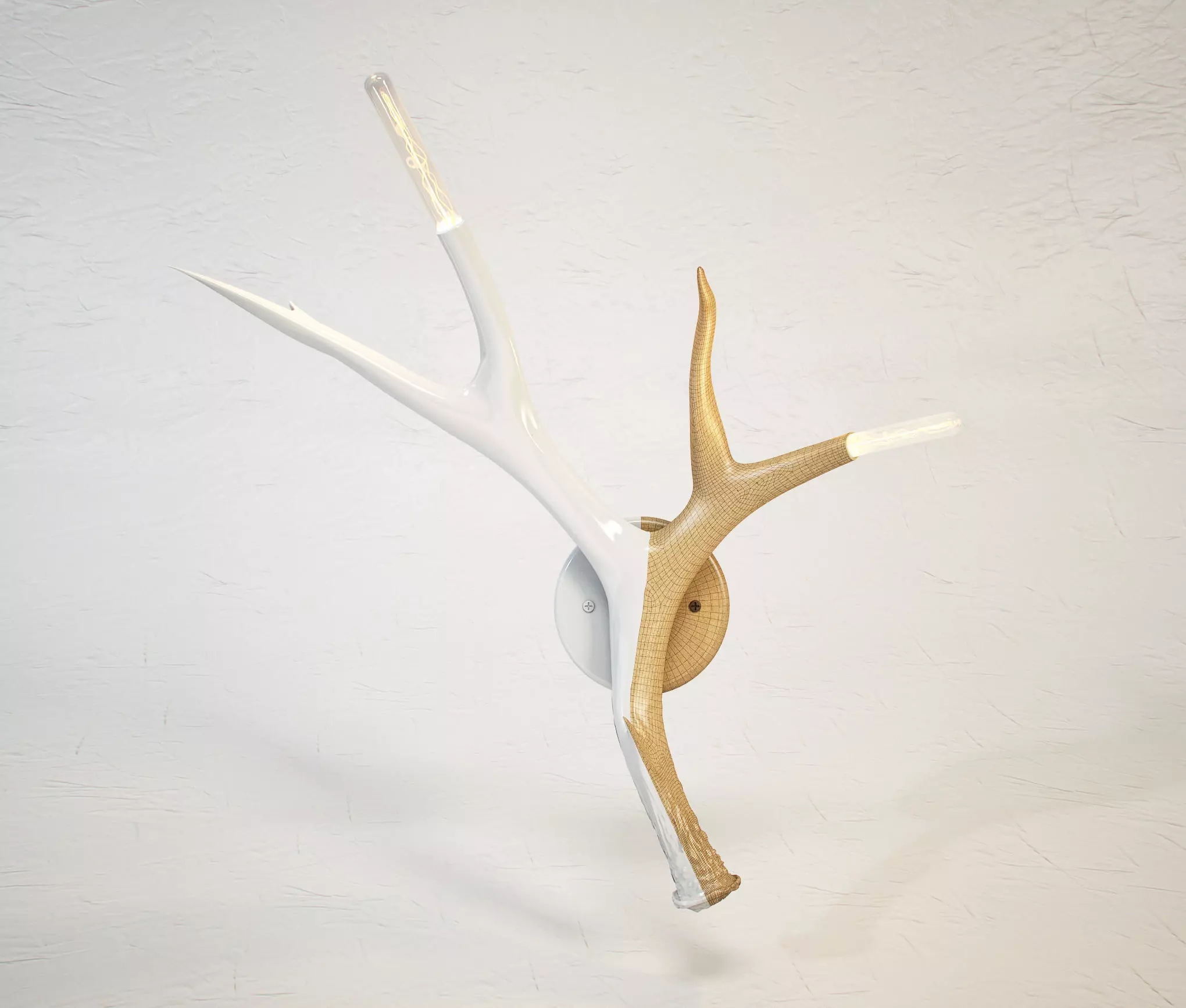 ROLL and HILL Superordinate Antler Sconce by Jason Miller 3D model_0