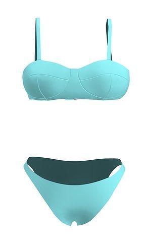 lingerie range Marvelous designer 3D model
