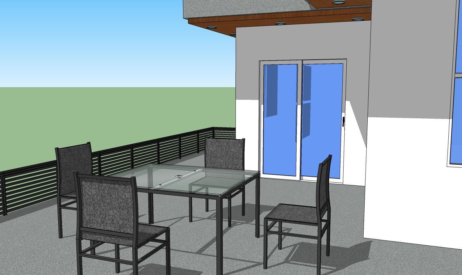 Modern House 3D model_2