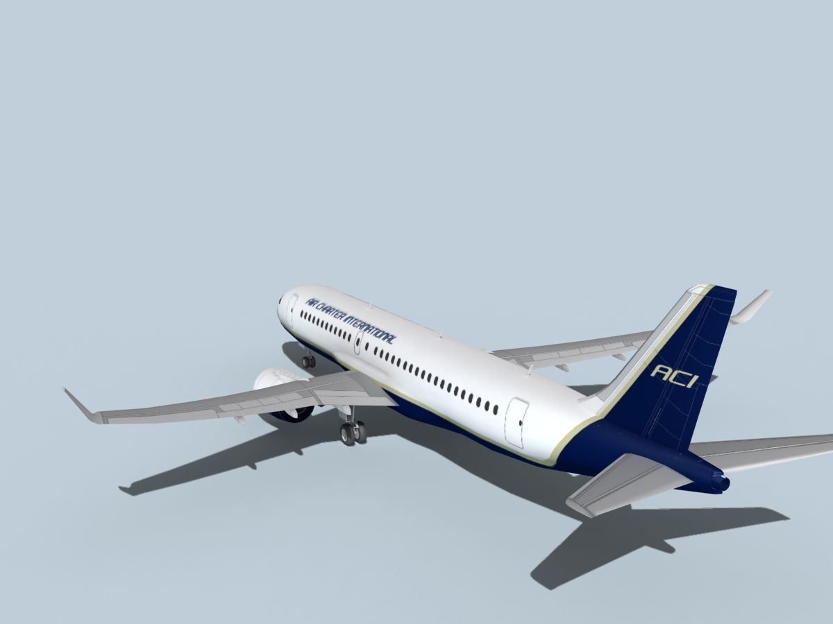Bombardier CS100 Air Charter Intl 3D model_7