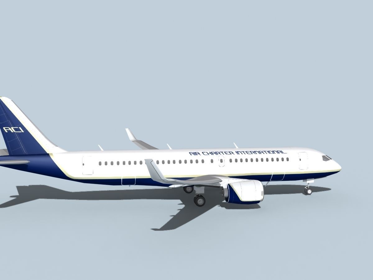 Bombardier CS100 Air Charter Intl 3D model_4