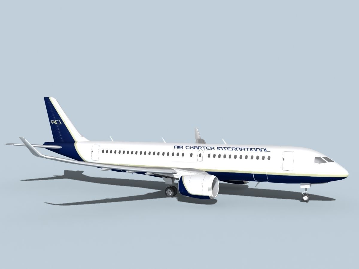 Bombardier CS100 Air Charter Intl 3D model_3