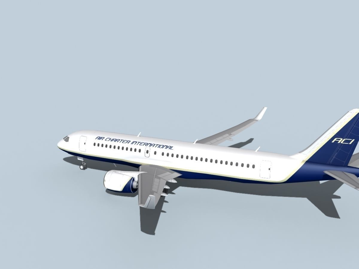 Bombardier CS100 Air Charter Intl 3D model_8