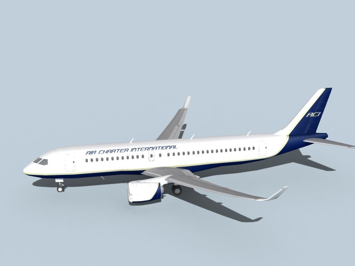 Bombardier CS100 Air Charter Intl 3D model_9