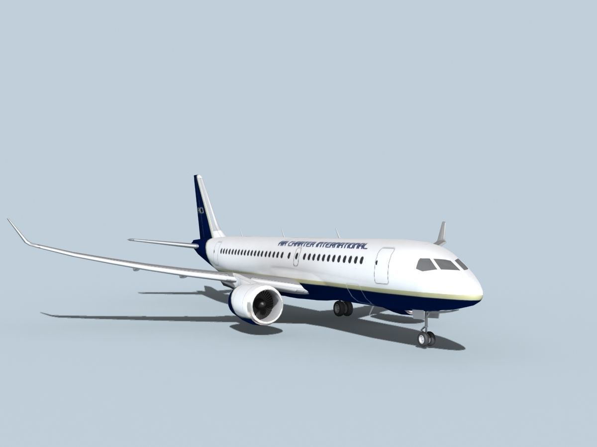 Bombardier CS100 Air Charter Intl 3D model_2