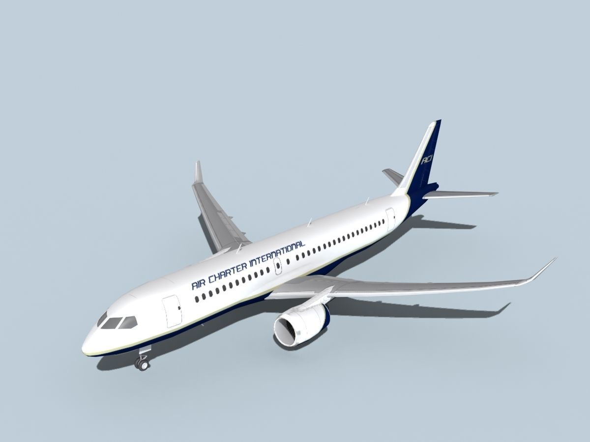 Bombardier CS100 Air Charter Intl 3D model_10