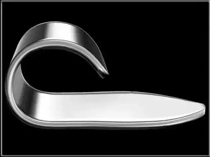 Guitar Thumb Finger Pick Low-poly 3D model