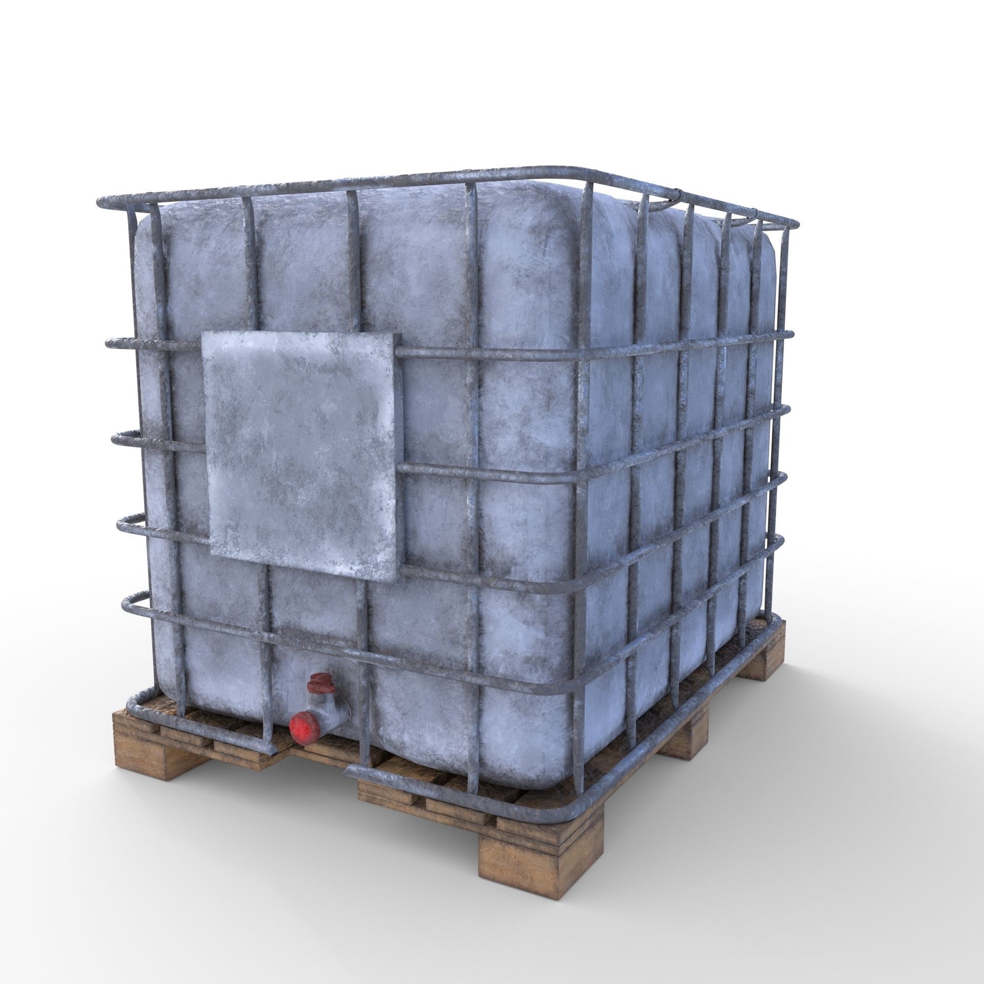 IBC Container Pack 3D model_7