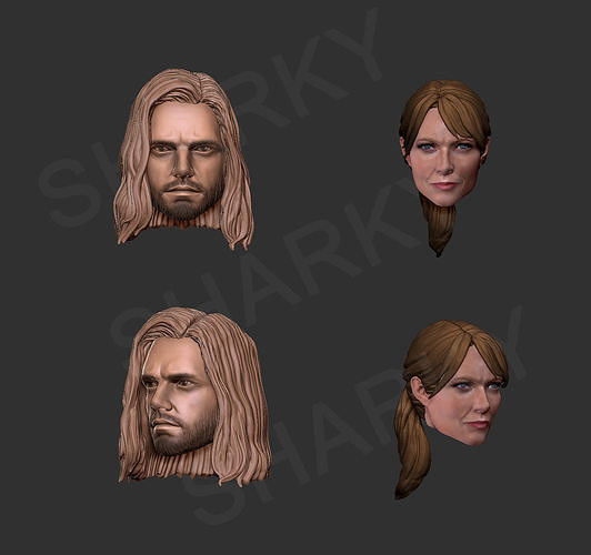 Figure Head custom 5 3D print model