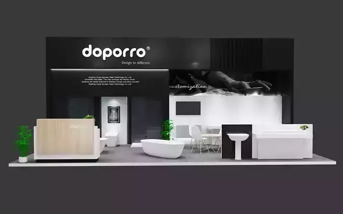 Bathroom booth model design