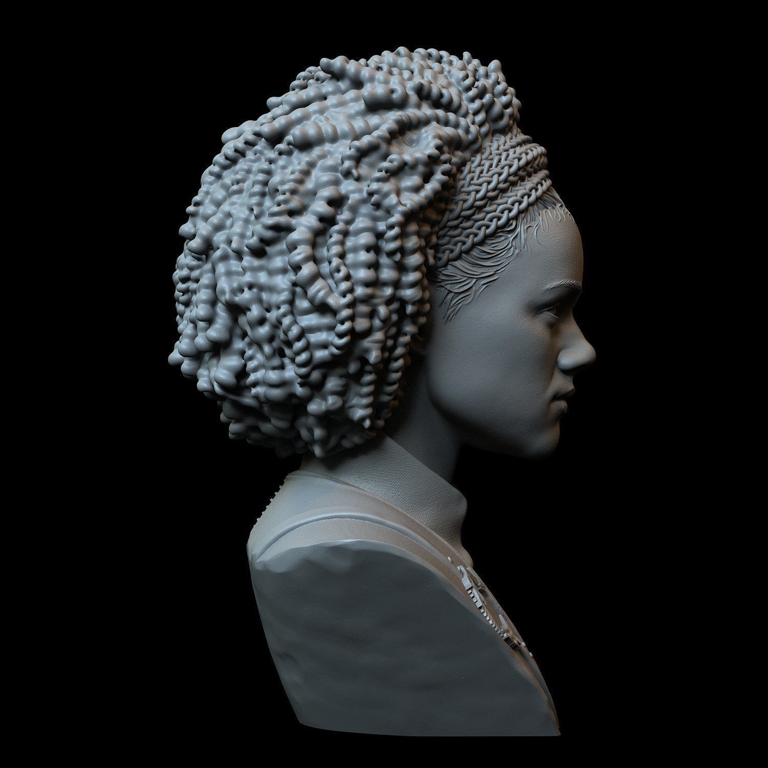 Missandei from Game of Thrones Nathalie Emmanuel 3D print model_7