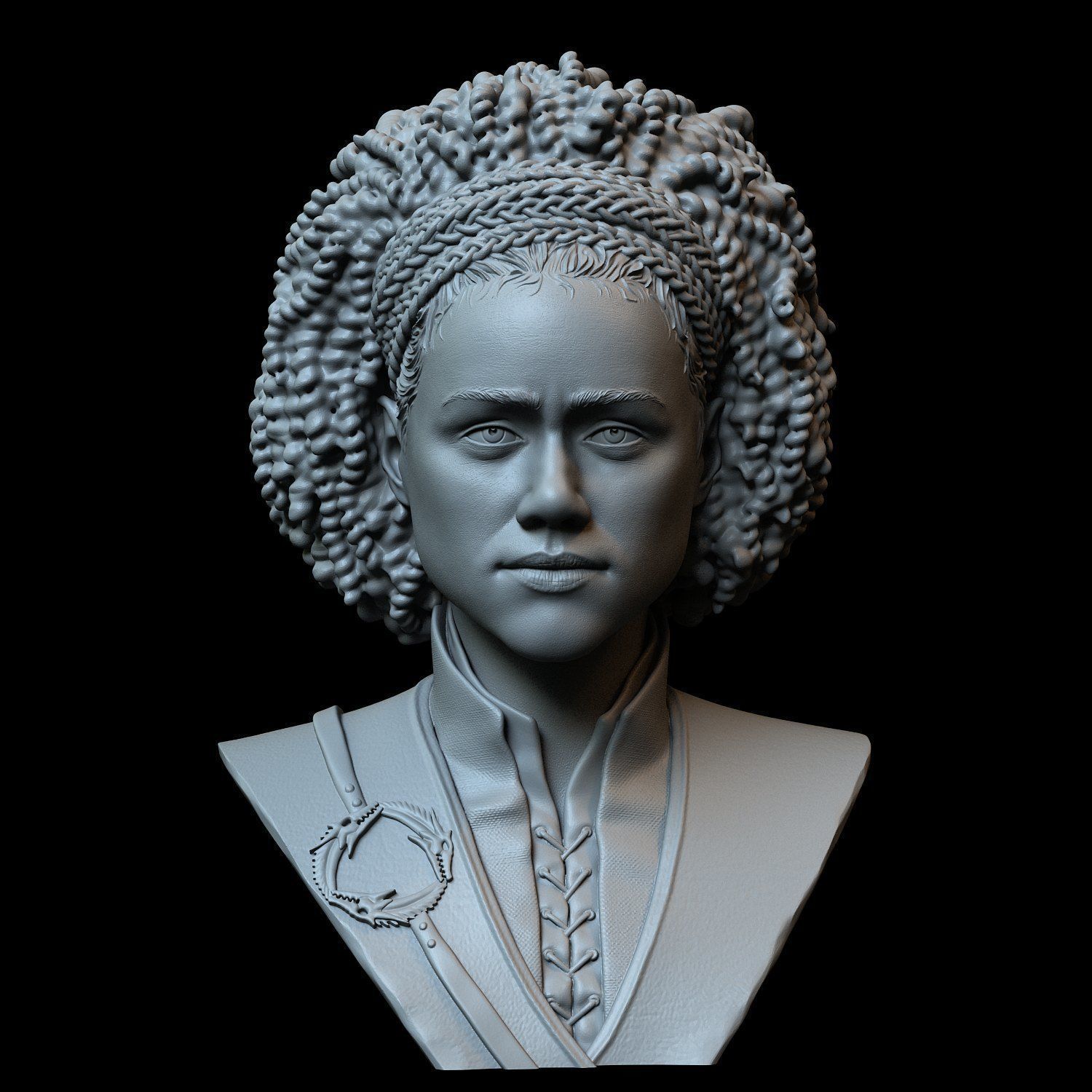 Missandei from Game of Thrones Nathalie Emmanuel 3D print model_1