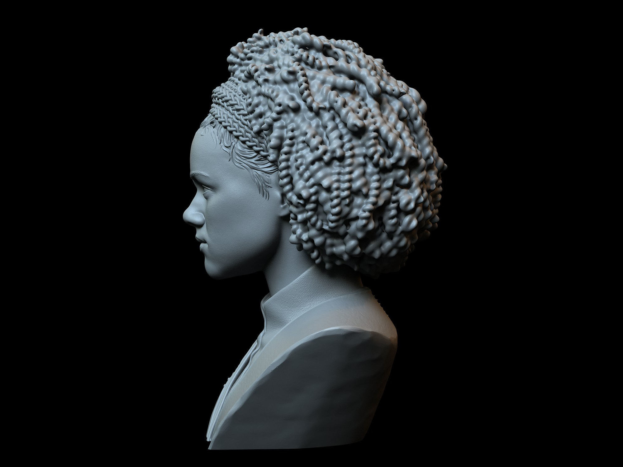Missandei from Game of Thrones Nathalie Emmanuel 3D print model_12