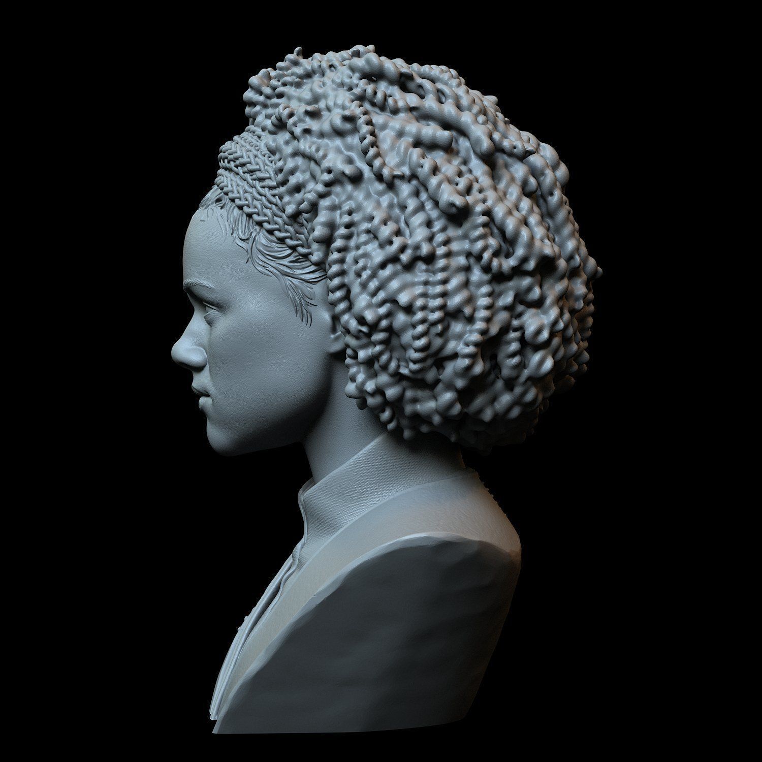 Missandei from Game of Thrones Nathalie Emmanuel 3D print model_4