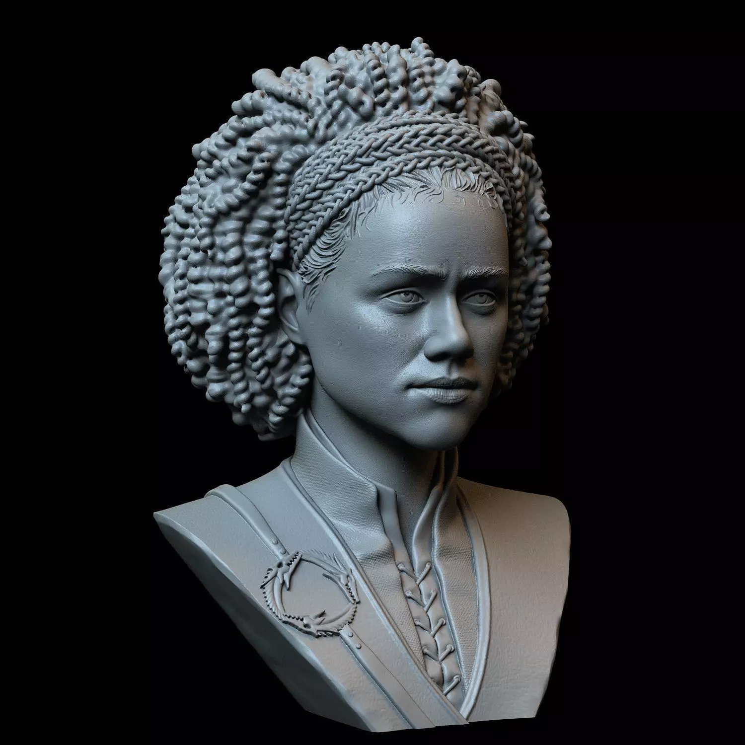 Missandei from Game of Thrones Nathalie Emmanuel 3D print model_0