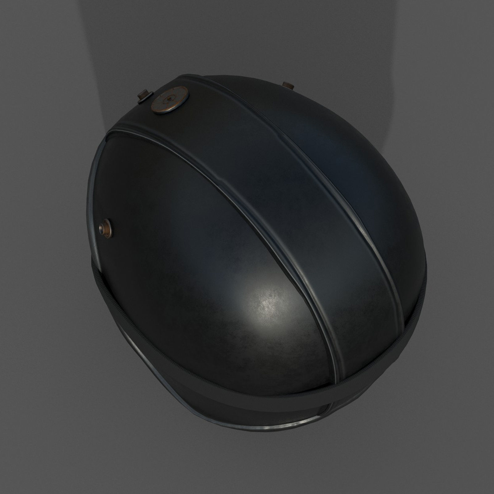 Helmet racer spot protection safety futuristic scifi Low-poly 3D model_5