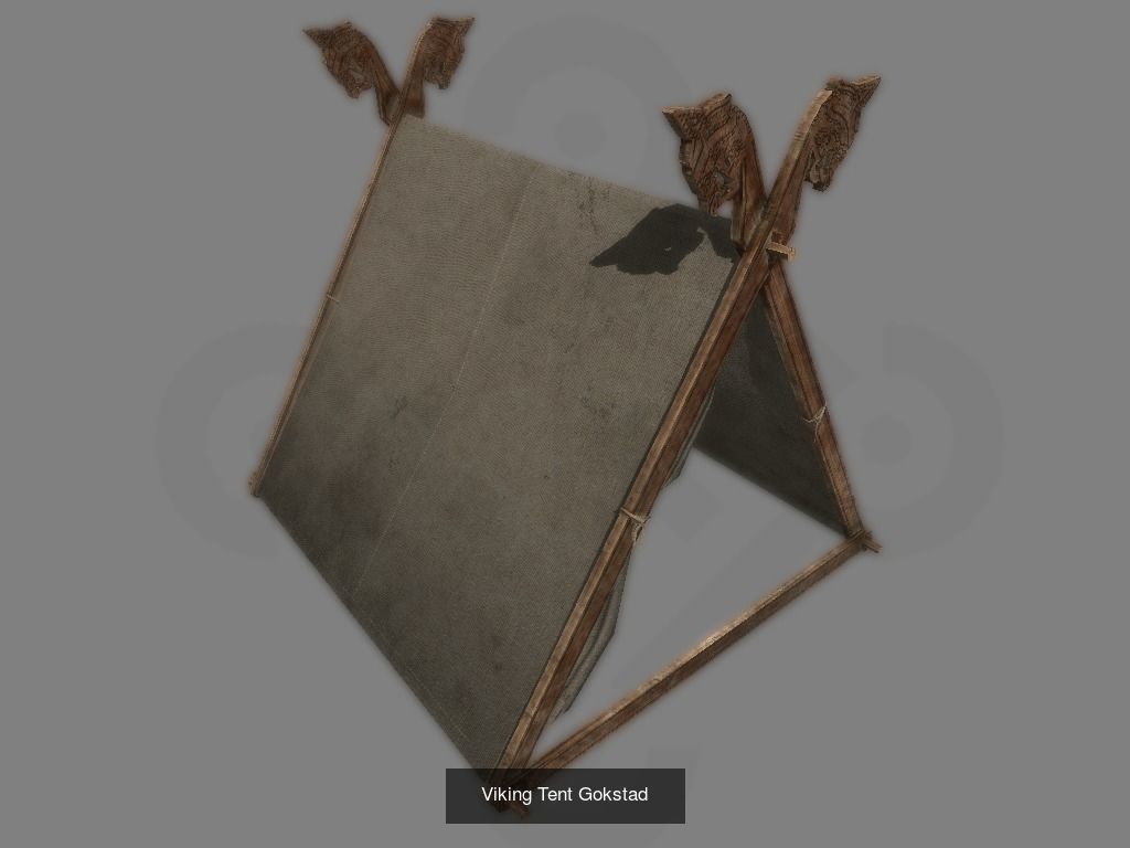 Viking Tents 3D Model Collection_1